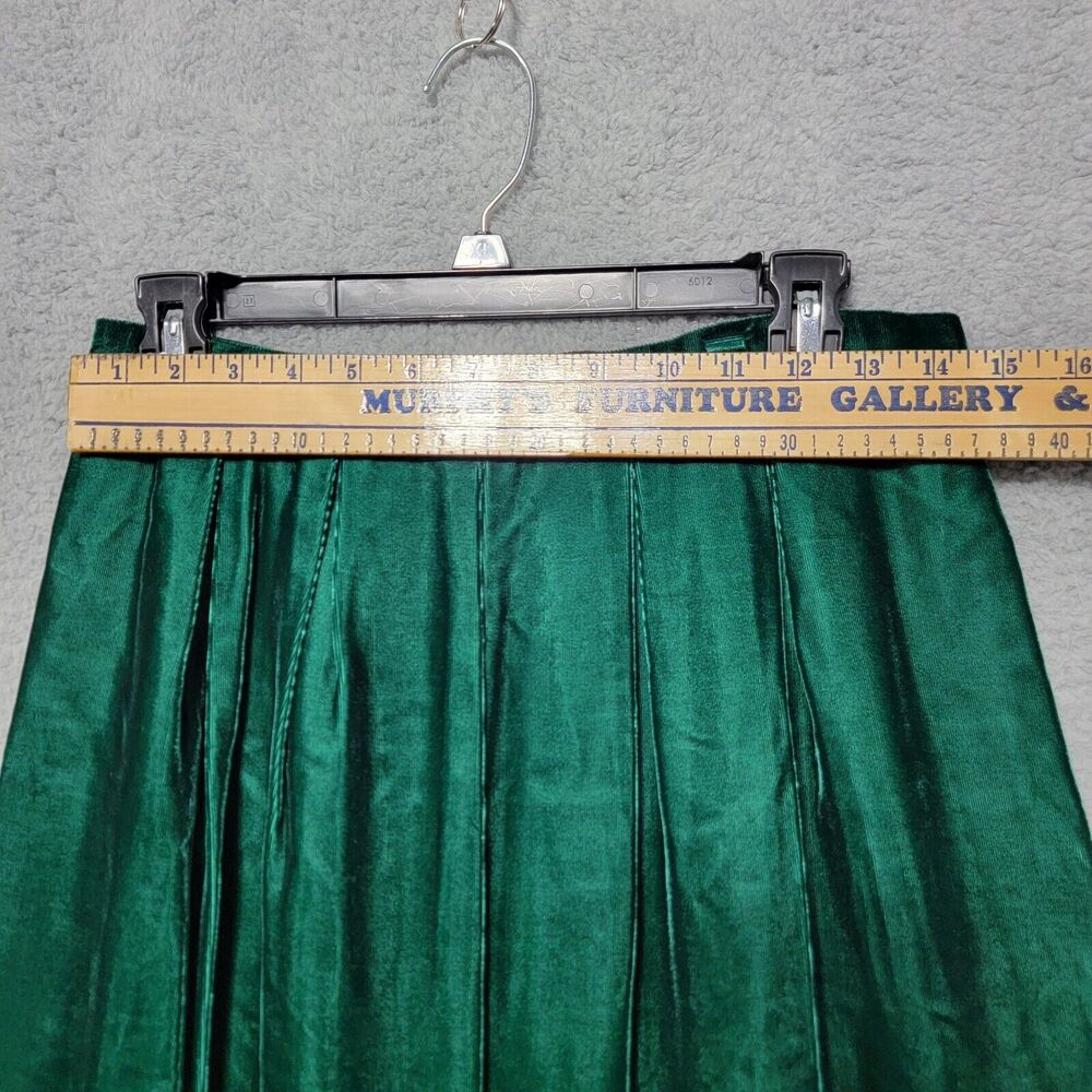 Vintage Cloak of Many Colors Liberty Lucrezia Green Velvet Top & Skirt Size 12‎ - Picture 11 of 14